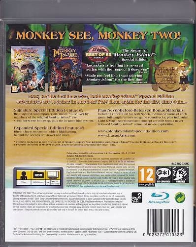 Monkey Island Special Edition Collection - PS3 (B Grade) (Genbrug)